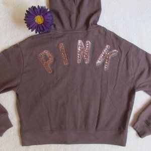 VS PINK Hoodie Crop Sweatshirt Size XS
